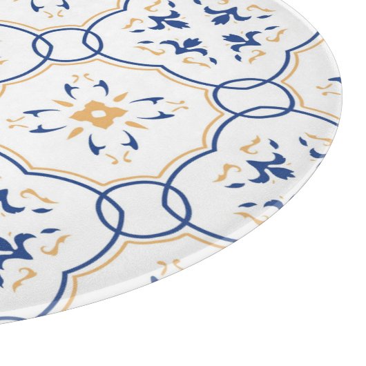 Floral Pattern 9 Snijplank (Hoek)