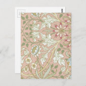 Floral Pattern ART deco  stijl Briefkaart (Voorkant / Achterkant)