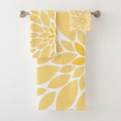 Floral Pattern Bad Handdoek (Insitu)