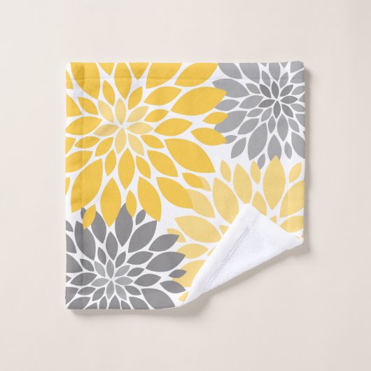 Floral Pattern Bad Handdoek (Wasdoekje)