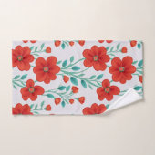 Floral Pattern Bad Handdoek (Handdoek)
