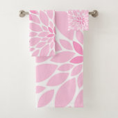 Floral Pattern Bad Handdoek (Insitu)