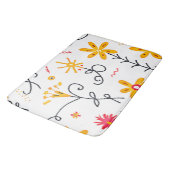 Floral Pattern Badmat (Gekanteld)