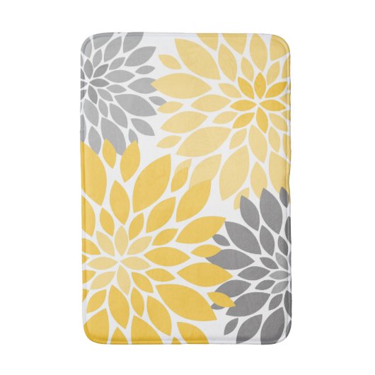 Floral Pattern Badmat (Voorkant Verticaal)