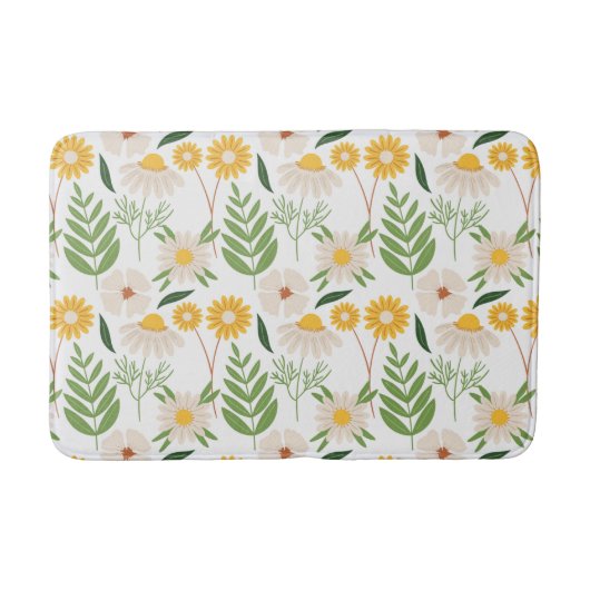 Floral Pattern Badmat (Voorkant)