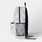 Floral Pattern Bedrukte Rugzak (Rechts)