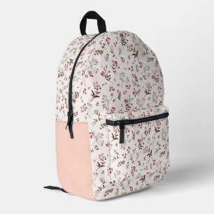 Floral Pattern Bedrukte Rugzak