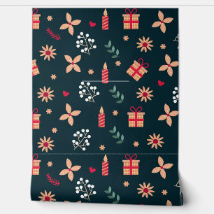 Floral Pattern Behang