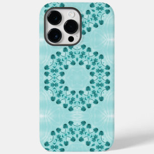 Floral Pattern, Blauwgroen blauw Case-Mate iPhone 14 Pro Max Hoesje