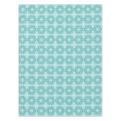 Floral Pattern, Blauwgroen blauw Tafelkleed (Voorkant)