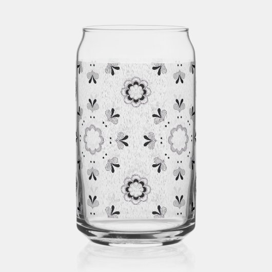 Floral Pattern Blikvorm Glas (Voorkant)
