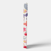 Floral Pattern. Blue Phone Case (Achterkant / Rechts)