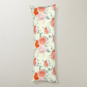 Floral Pattern Body Pillow Lichaamskussen (Achterkant (Verticaal))