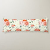 Floral Pattern Body Pillow Lichaamskussen (Voorkant)