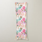 Floral Pattern Body Pillow Lichaamskussen (Voorkant Verticaal)