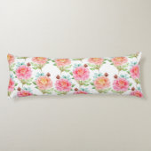 Floral Pattern Body Pillow Lichaamskussen (Achterkant)