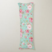 Floral Pattern Body Pillow Lichaamskussen (Voorkant Verticaal)