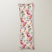 Floral Pattern Body Pillow Lichaamskussen (Achterkant (Verticaal))