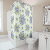 Floral Pattern Botanical Boho Douchegordijn (In situ)