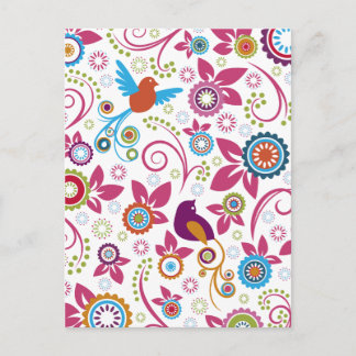 Floral Pattern Briefkaart