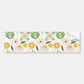 Floral Pattern Bumpersticker (Voorkant)