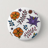 Floral Pattern Button (Voorkant)