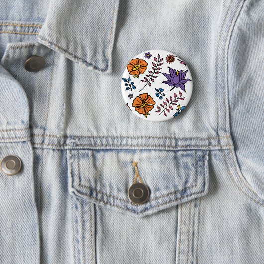 Floral Pattern Button (In situ)