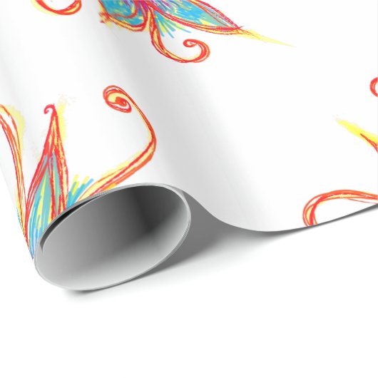 Floral Pattern Cadeaupapier (Rol Hoek)