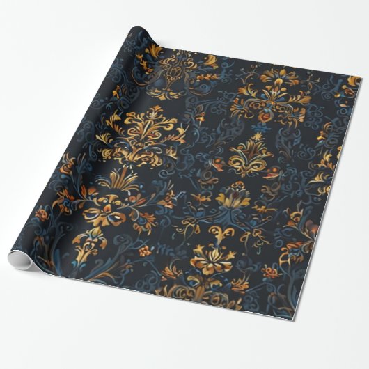 Floral Pattern Cadeaupapier (Uitgerold)