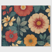 Floral Pattern Cadeaupapier (Vlak)