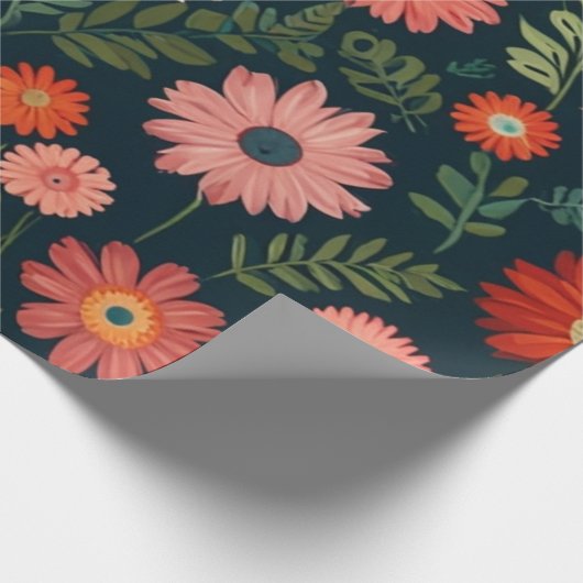 Floral Pattern Cadeaupapier (Hoek)