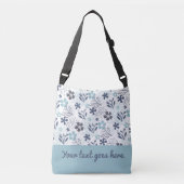 Floral Pattern Canvas tas (Voorkant)