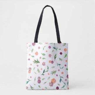 Floral Pattern Canvas tas – Stijlvolle dagelijkse