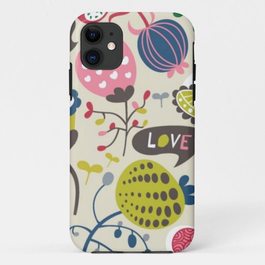 Floral Pattern Case-Mate iPhone Case (Achterkant)