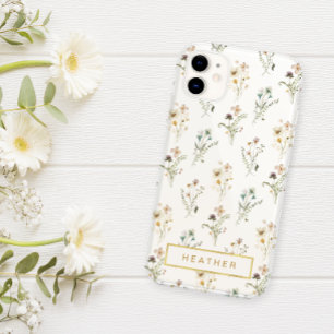  Floral Pattern iPhone 12 Mini Hoesje