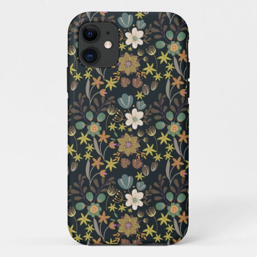  Floral Pattern Case-Mate iPhone Case (Achterkant)