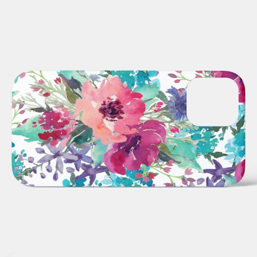 Floral Pattern Case-Mate iPhone Case (Achterkant (horizontaal))