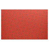 Floral Pattern Classy Chic Bold Red Black Liberty Stof (Yard (91,4 cm))