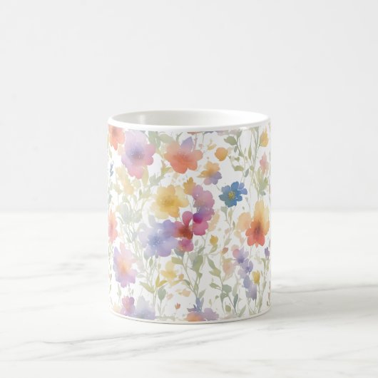 Floral Pattern Coffee Mok voor vrienden (Center)