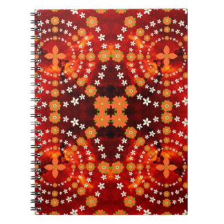 Floral Pattern Cute Garden Notitieboek