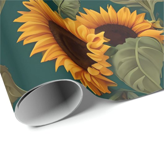 Floral Pattern Design Cadeaupapier (Rol Hoek)