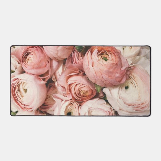 Floral Pattern Desk Mat (Voorkant)