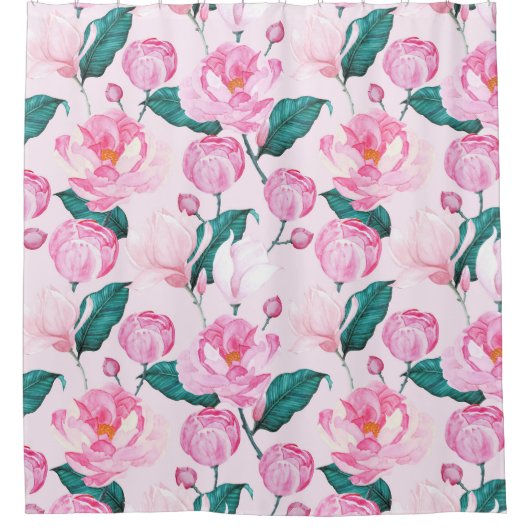 Floral Pattern Douchegordijn (Voorkant)