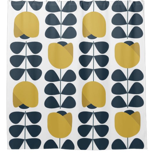 Floral Pattern Douchegordijn (Voorkant)