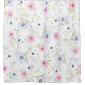  Floral Pattern Douchegordijn (Voorkant)