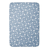 Floral Pattern Elegant Pop Badmat (Voorkant Verticaal)