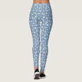 Floral Pattern Elegant Pop Leggings (Achterkant)