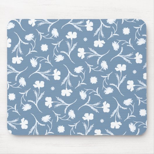 Floral Pattern Elegant Pop Muismat (Voorkant)