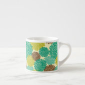 Floral Pattern Espresso Kop (Rechts)