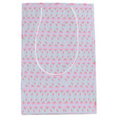 Floral Pattern Fabric Medium Cadeauzakje (Voorkant)